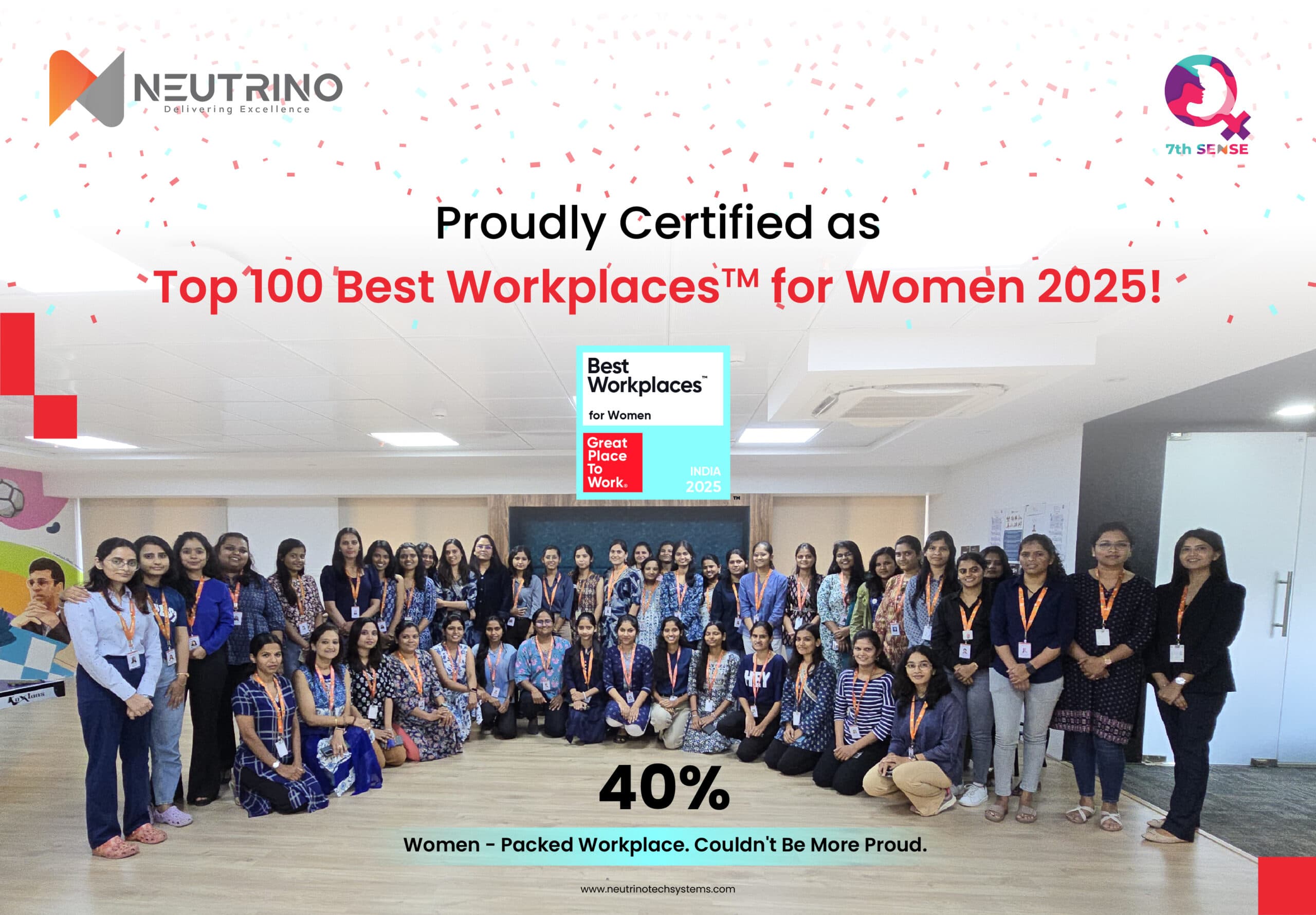 Top 100 Great Places to Work for Women 2025: Celebrating Women, Celebrating Work at Neutrino