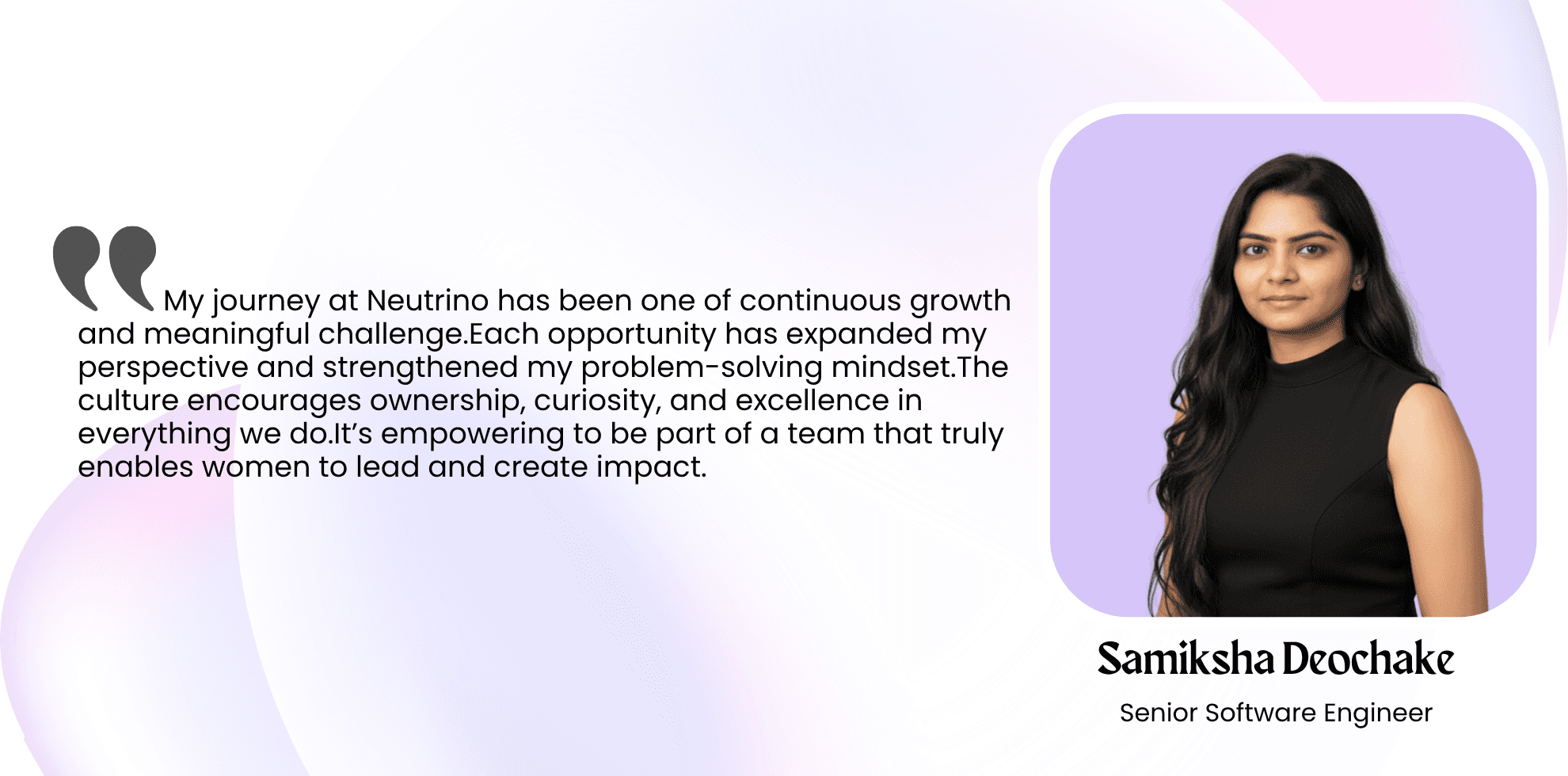 Women in Neutrino — testimonial 4