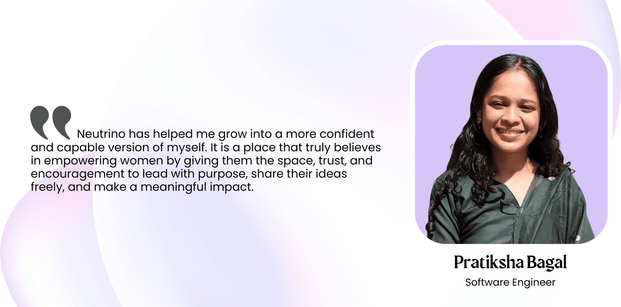 Women in Neutrino — testimonial 6